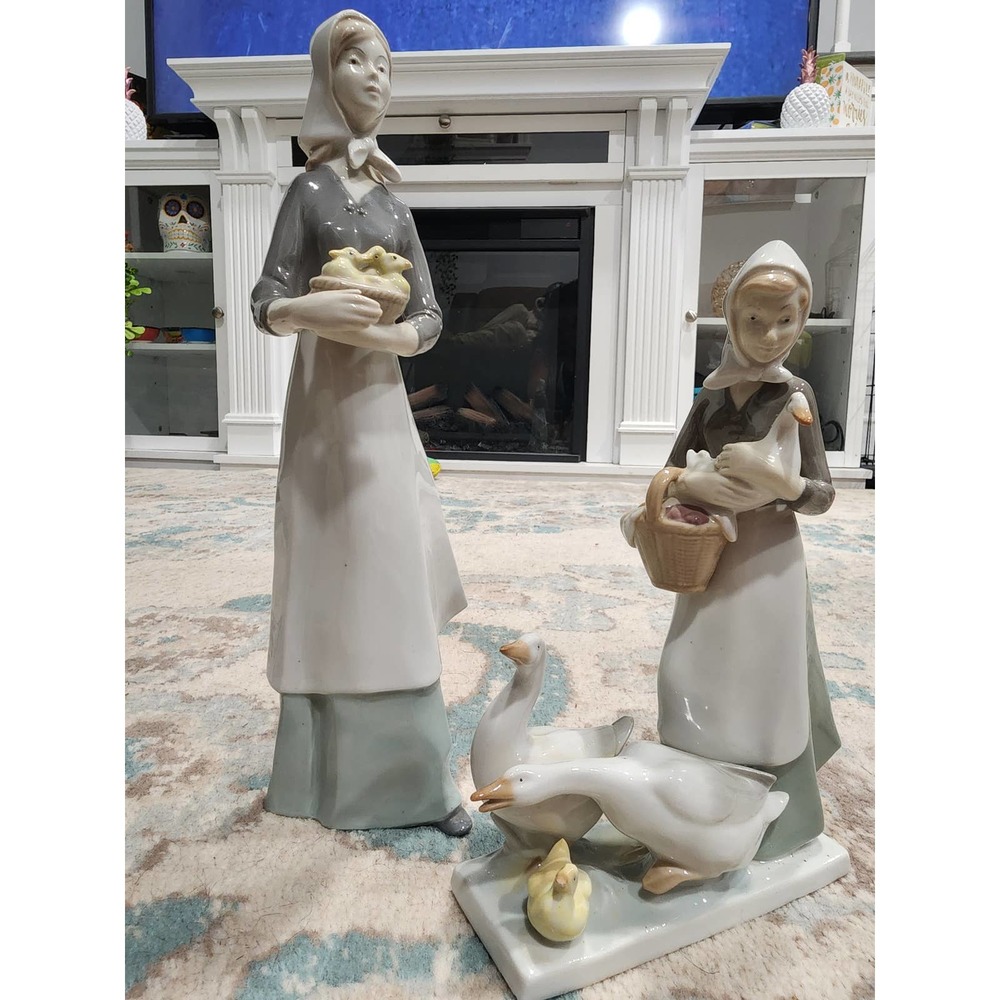 2 German  Carl Scheidig Porcelain Figurines